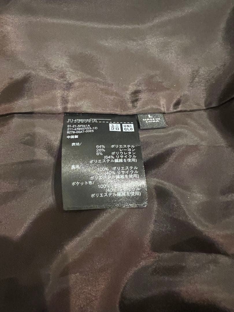 【ツナ缶】UNIQLO ダブルジャケット