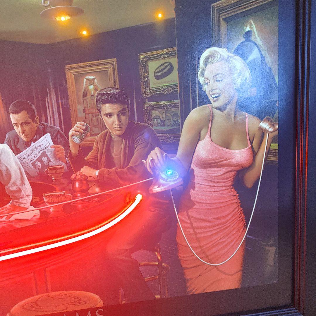 【希少】Java Dreams ネオンLEDライト壁掛け　レア　レトロ