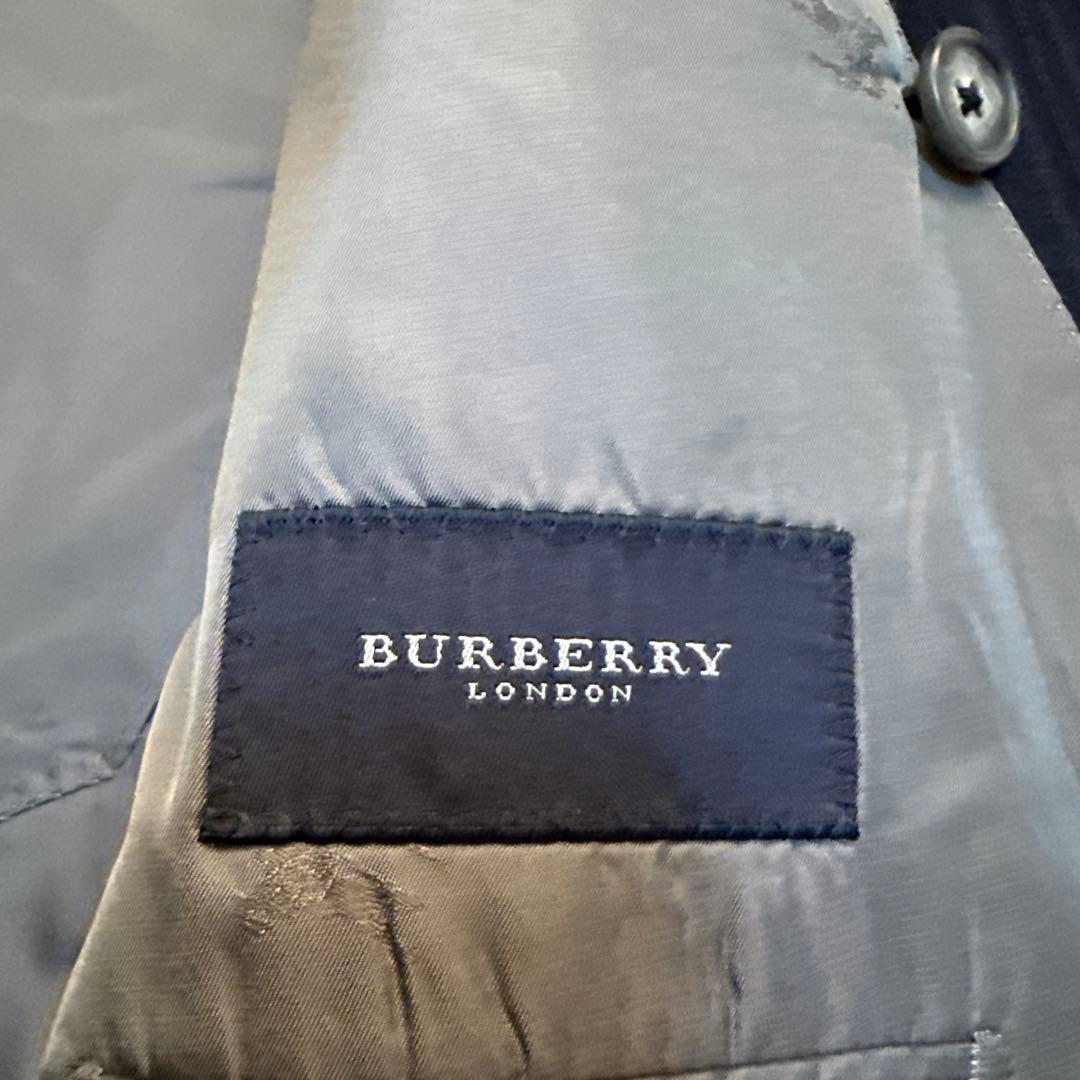 【美品】バーバリーロンドン ダブル スーツセットアップ ストライプ　A6