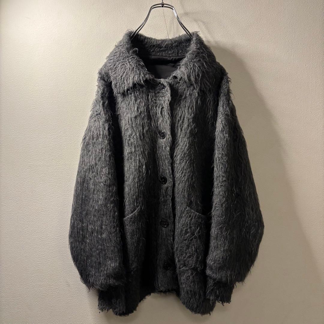 オーバーサイズ mohair taste ニット ポロ y2k グランジ
