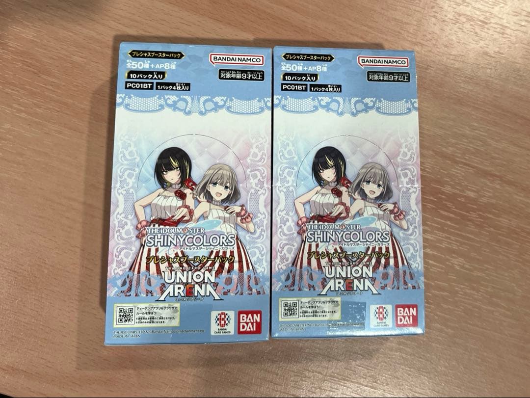 ユニオンアリーナ　アイドルマスターシャイニーカラーズ　未開封2BOX