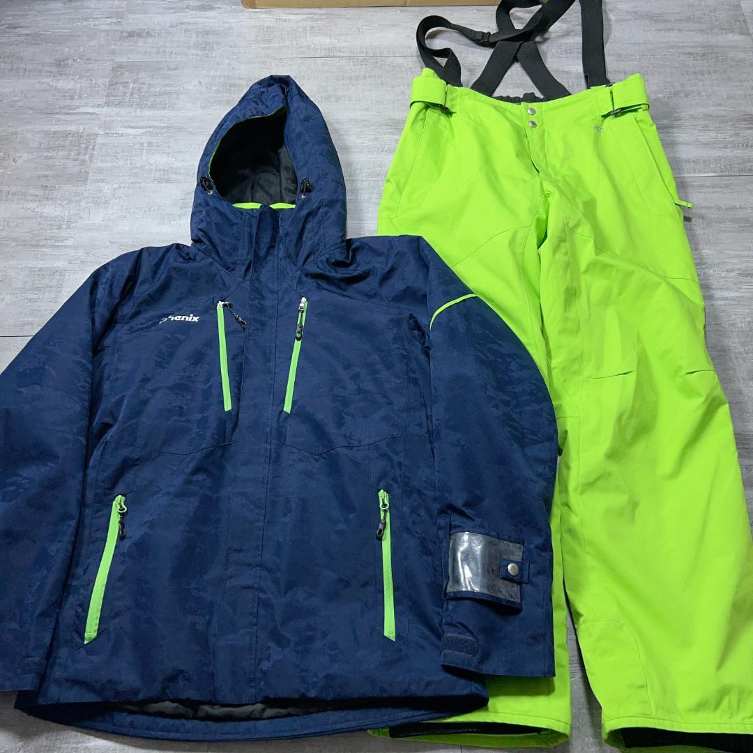 近年モデル★ Phenix フェニックス スキーウェア XL 総柄 大きいサイズ