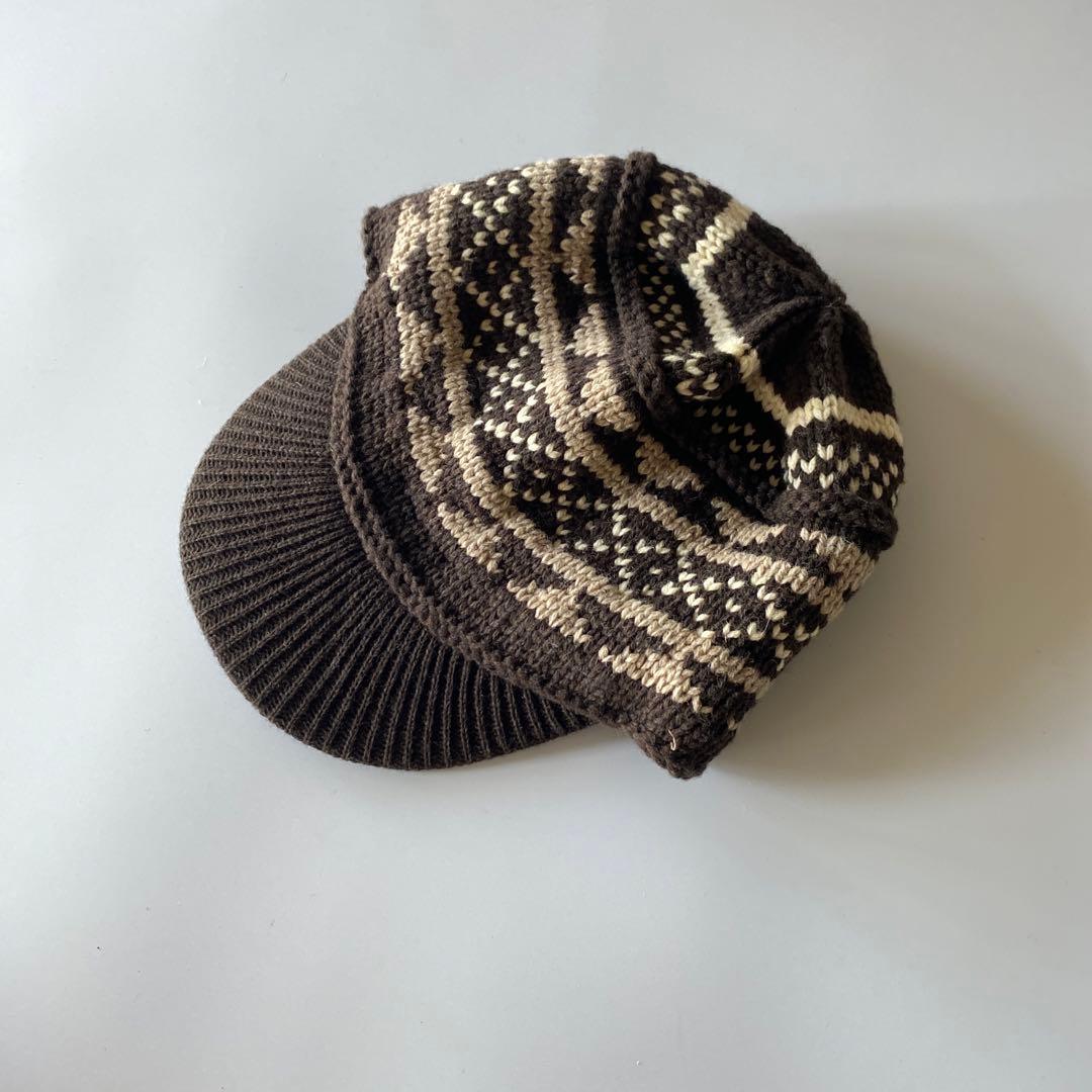 ヨウジヤマモト Yohji Yamamoto ウール ニットキャスケット 帽子