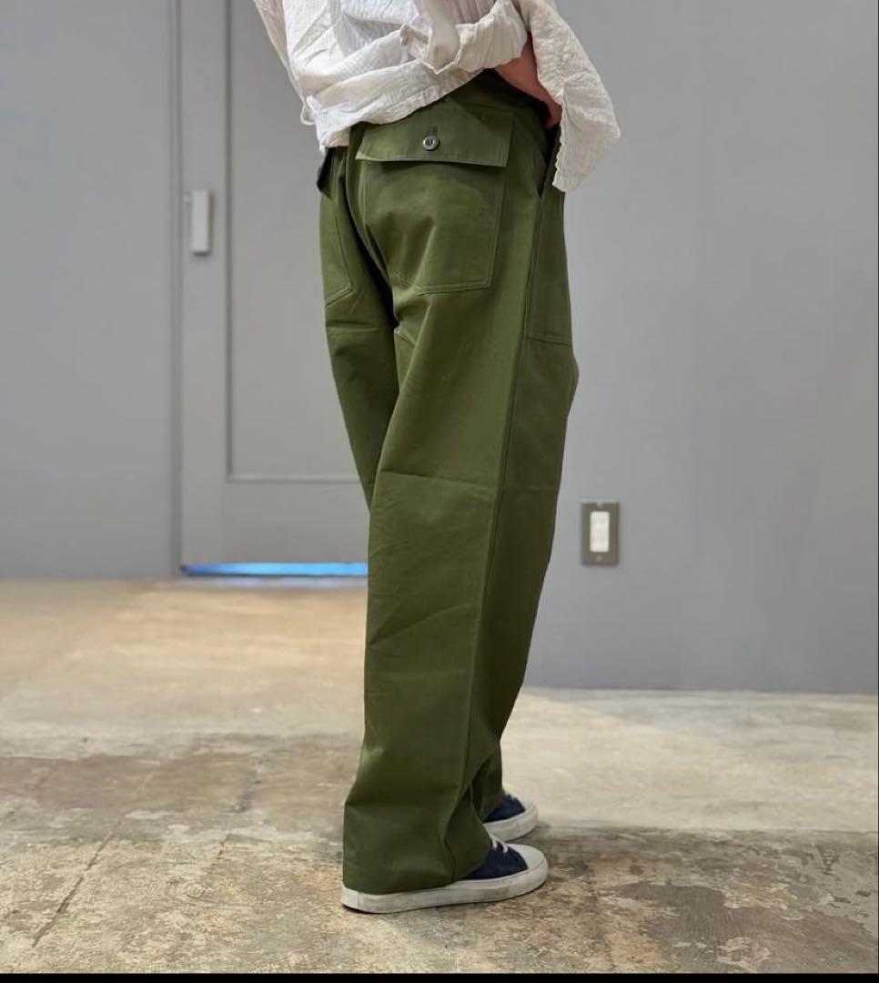 パンツ HTS COTTON/LINEN KERSEY BAKER PANTS