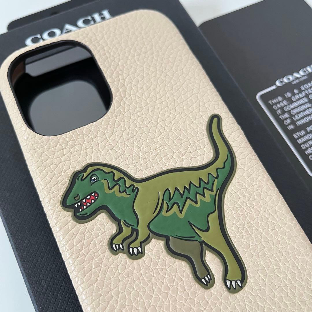 コーチ☆新品☆COACH レキシー iPhone16 ケース/レザー アイボリー