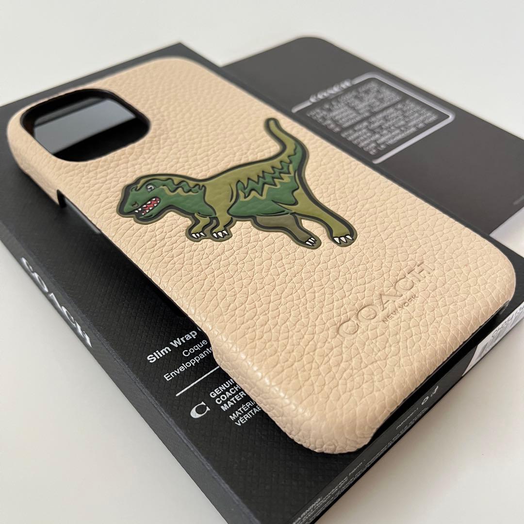 コーチ☆新品☆COACH レキシー iPhone16 ケース/レザー アイボリー