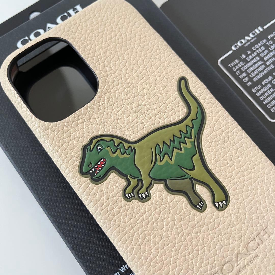 コーチ☆新品☆COACH レキシー iPhone16 ケース/レザー アイボリー