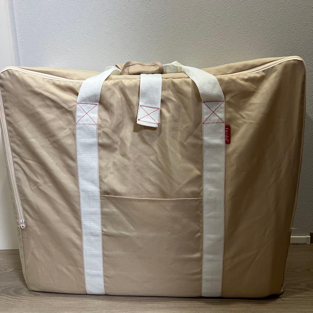 färska コンパクトベッド FIT-L LARGE ベージュ 夏用敷パッド付