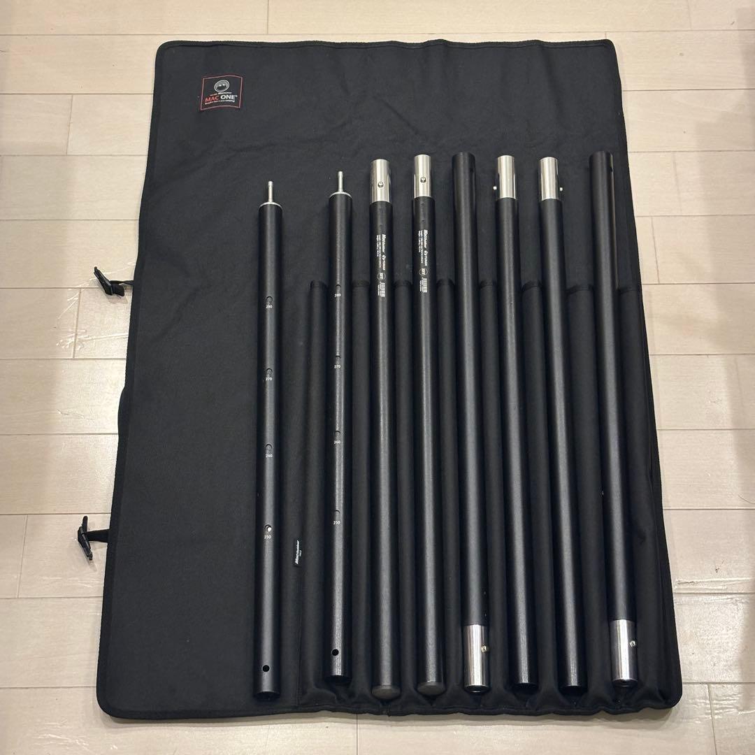 【ケース付】Mac One（マックワン）ポール 2本セット