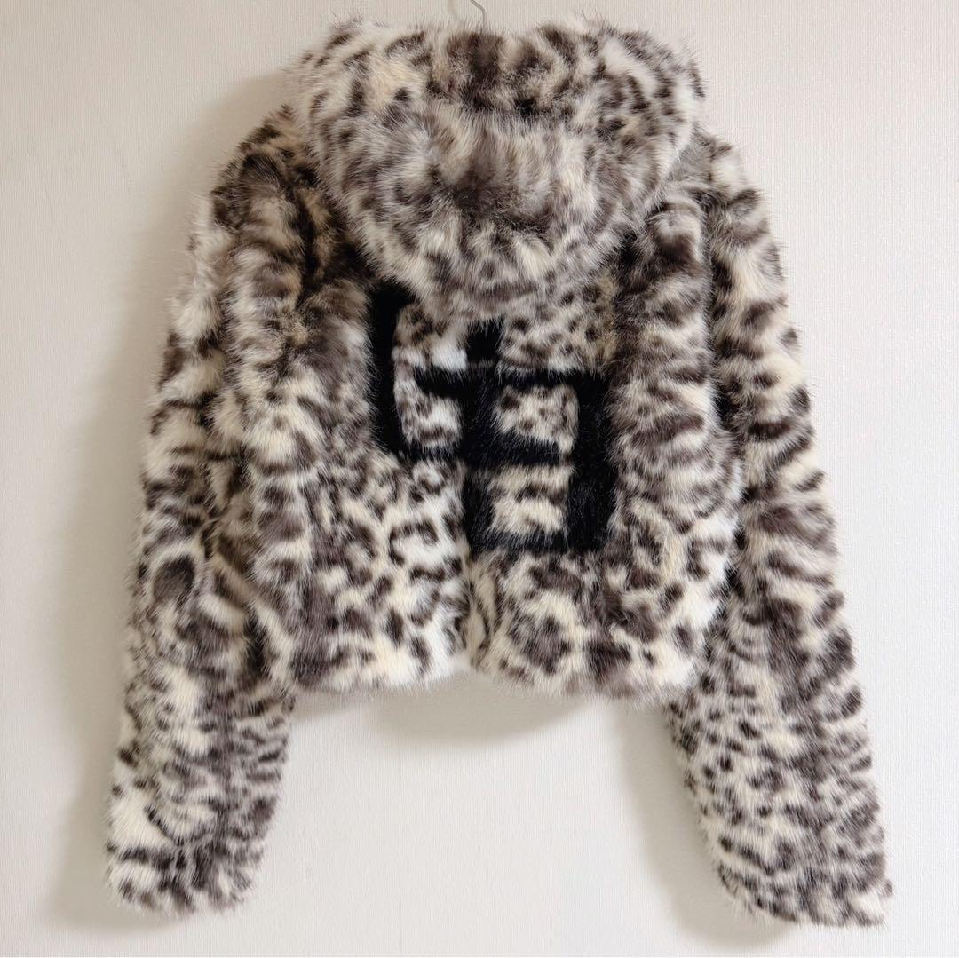 ❤︎未使用❤︎GYDA/ジェイダ☆GGエコファーショートフードコート　 レオパード