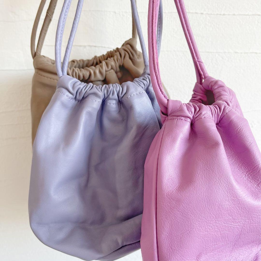 バッグ small drawstring bag ayakawasaki