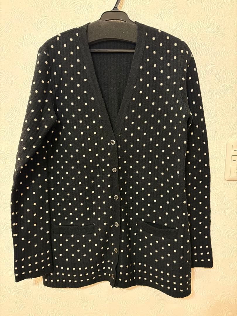 ★リミフゥ ヨウジヤマモト★LIMI feu水玉のカーディガン