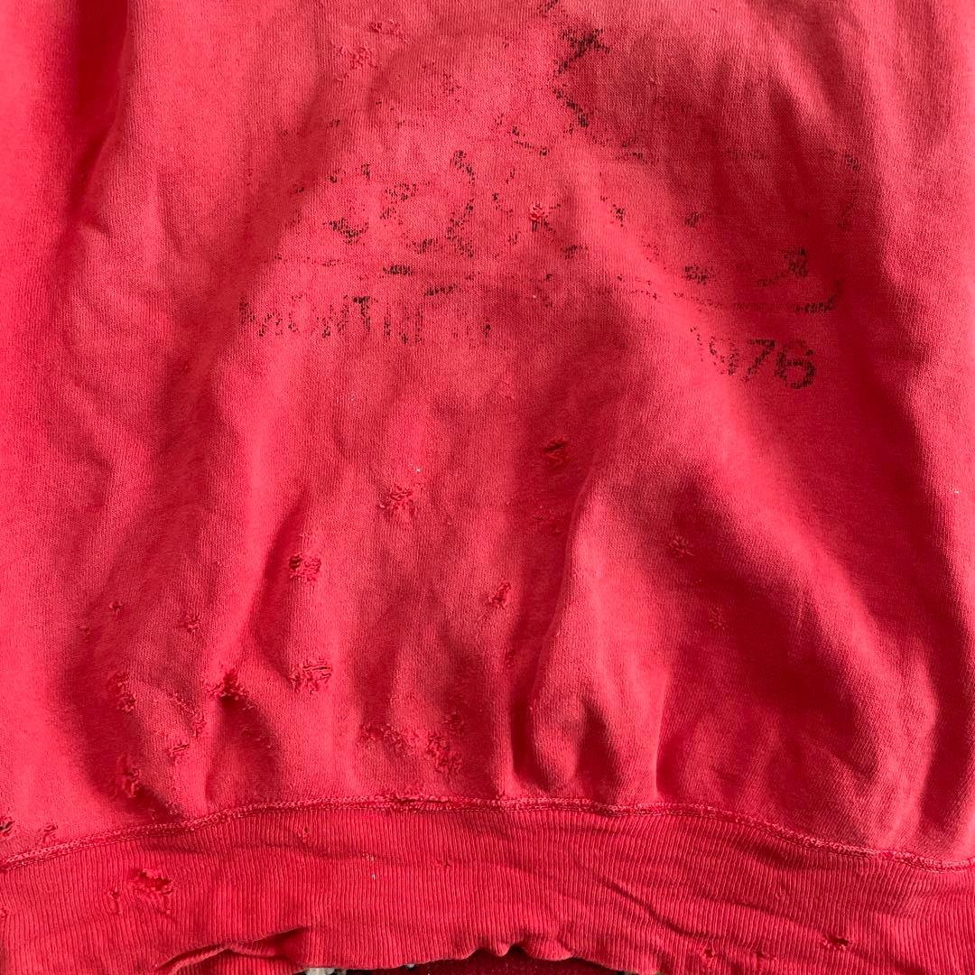 【60s〜70s】ヴィンテージ スウェット 鬼フェード 前V