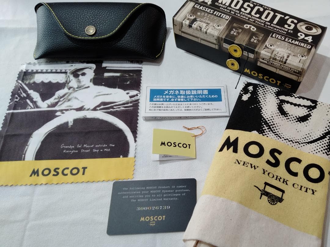 [正規店購入] MOSCOT レムトッシュ46㎜限定16th SMKGサングラス