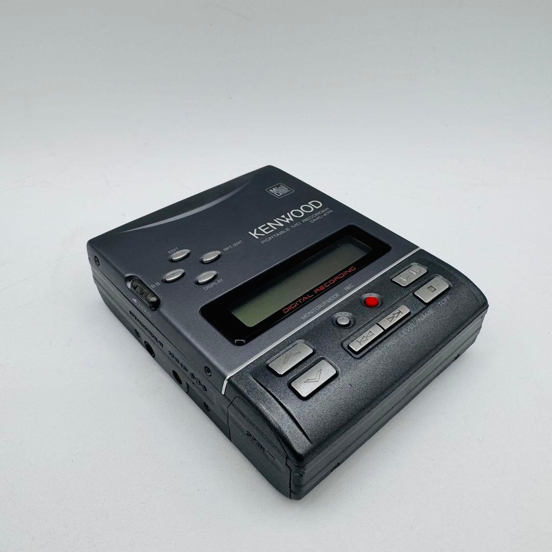 美品 KENWOOD ポータブル MDレコーダー DMC-A7R 現状品
