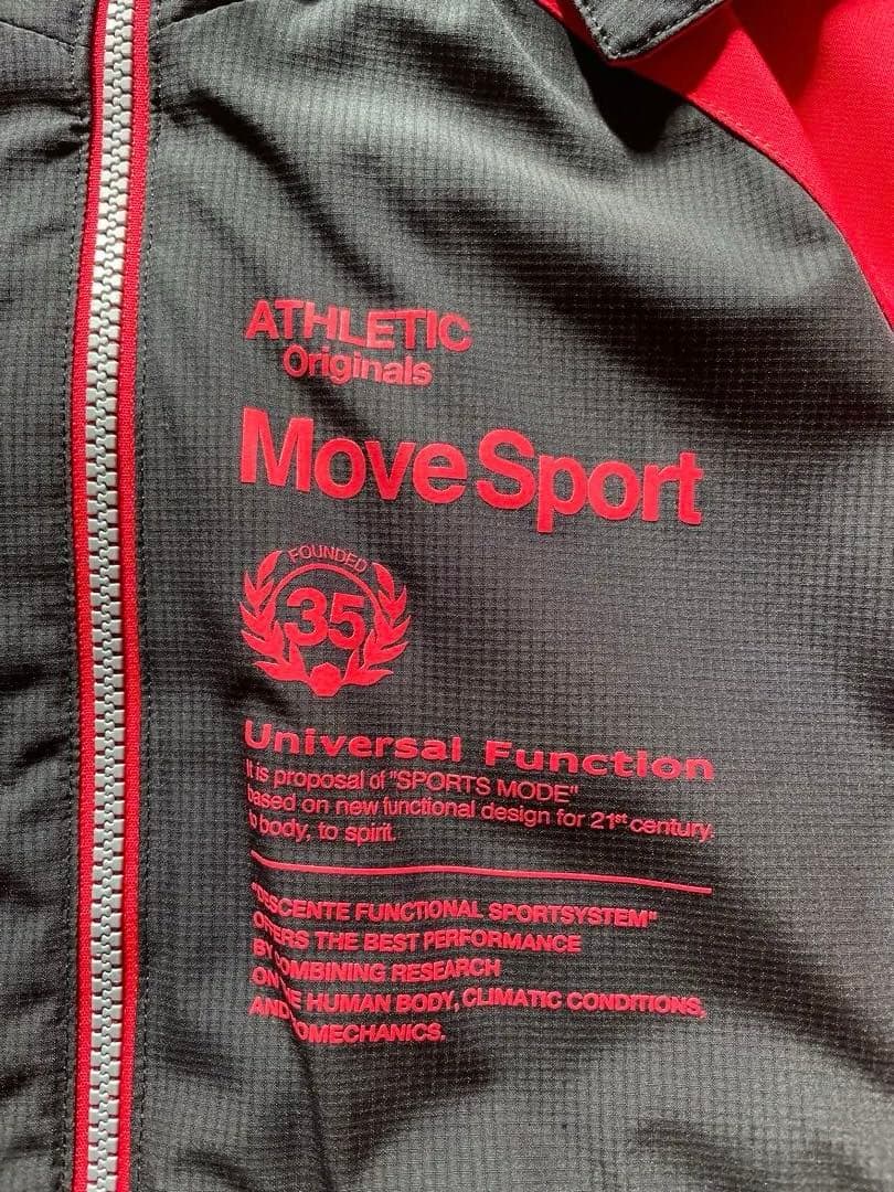 デサント　Move Sport 子ども用スキーウェア 赤/黒