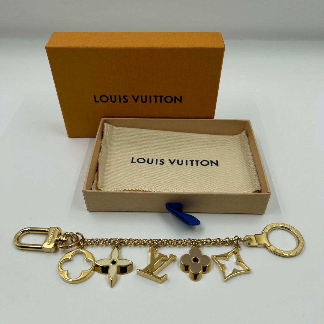 Louis Vuitton ゴールド バッグチャーム キーホルダー
