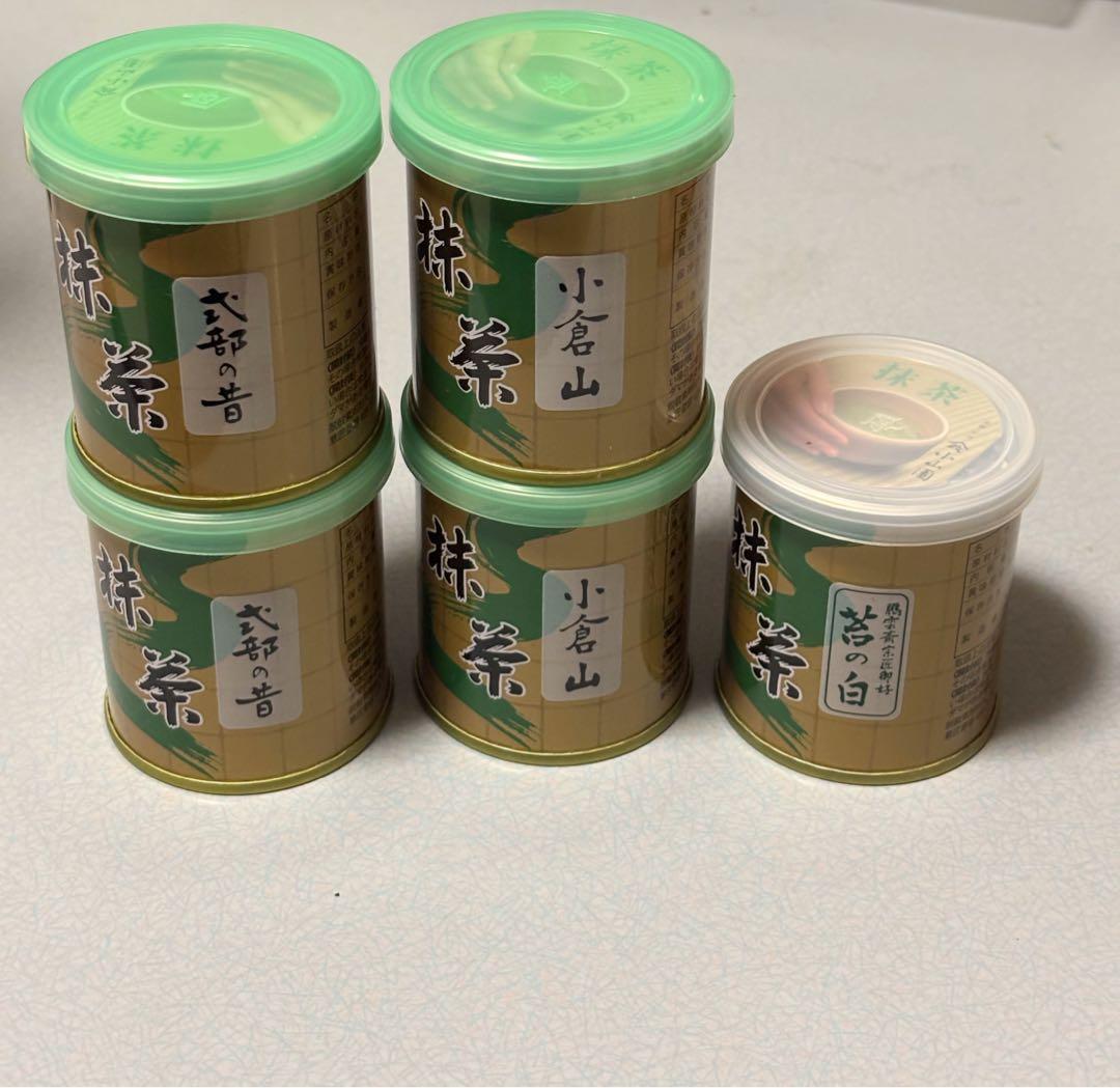 山政小山園 小倉山30g×2 式部30g×2 苔の白30g×1