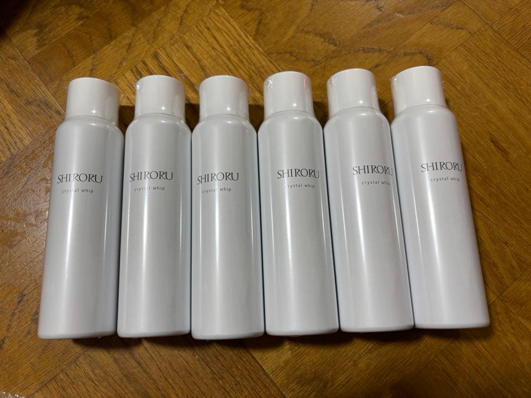 【新品未開封】SHIRORU クリスタルホイップ ホワイトニングジェル 洗顔料