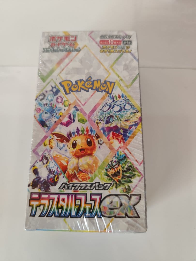 テラスタルフェスEX　新品未開封box シュリンク付き　ポケモンカード