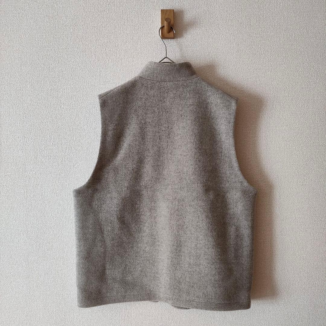02224-0025 ウールパネルハイネックベスト