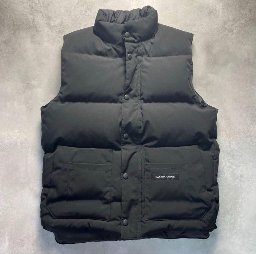  カナダグース フリースタイル ベスト黒製SP