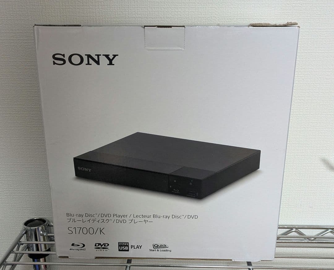 SONY ブルーレイ/DVDプレーヤー S1700/K