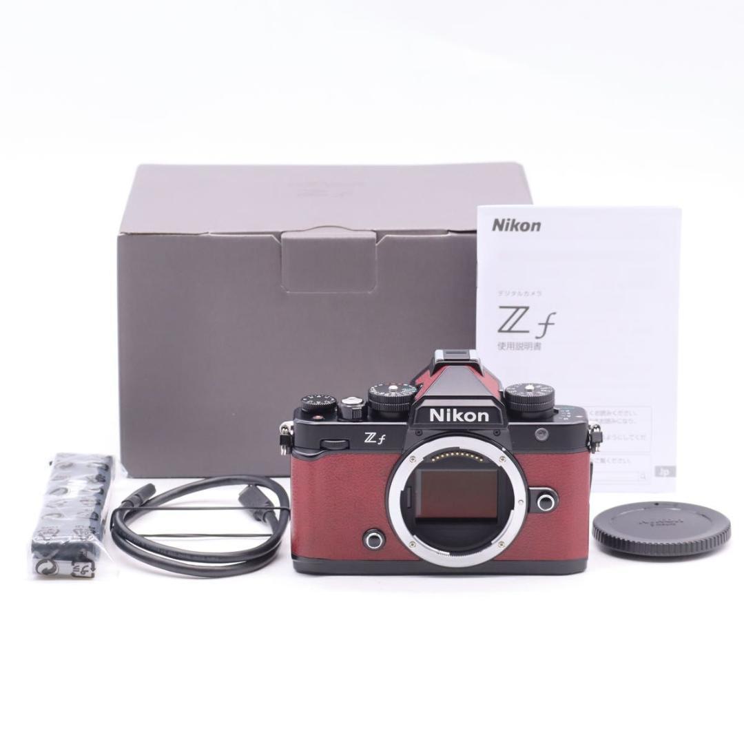 【ショット数7,454回】Nikon Z f ボディ ボルドーレッド