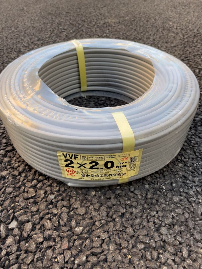 VVFケーブル 2.0mm-2c(100m)