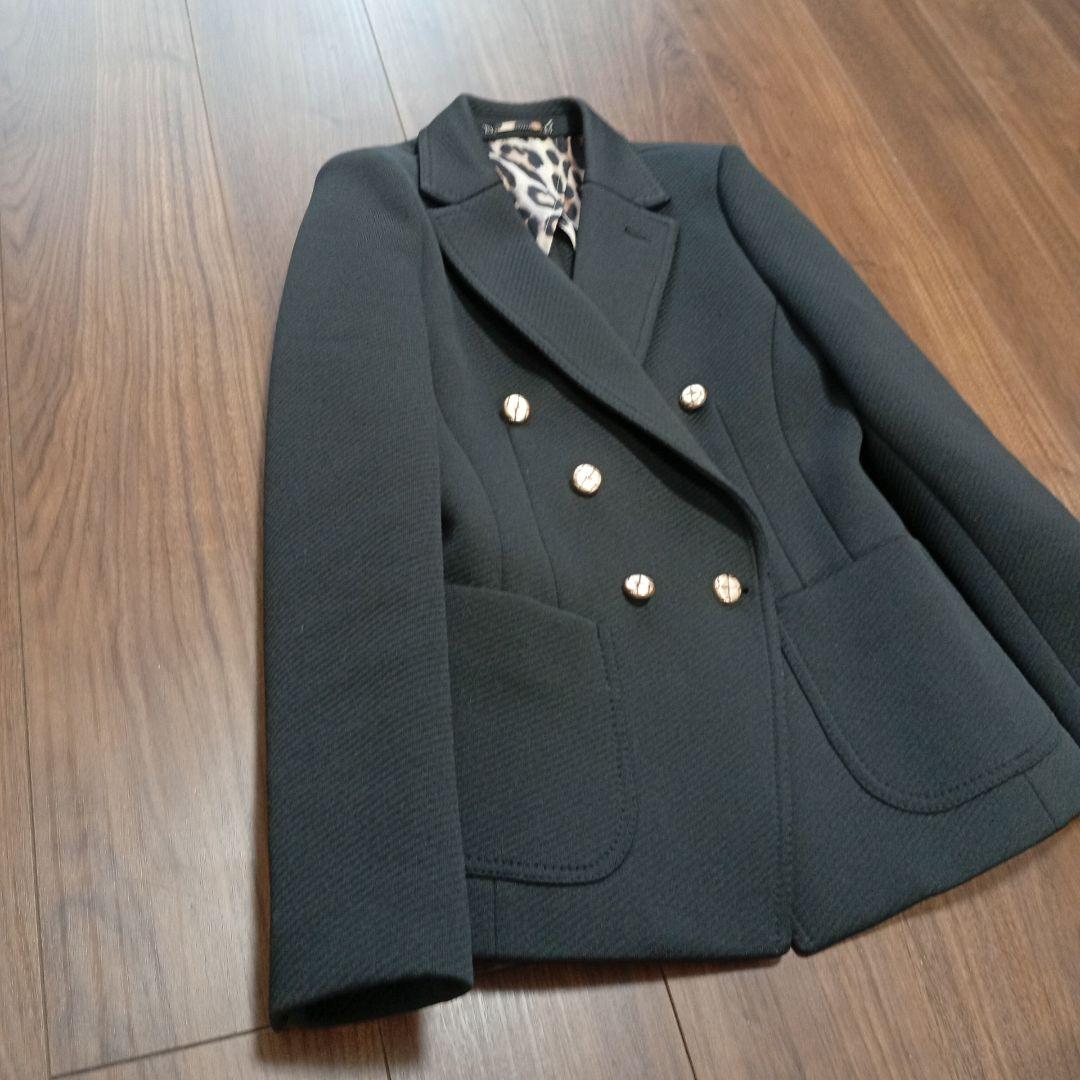 Sov. ダンボールカルゼンジャケット 金ボタン　ブラック