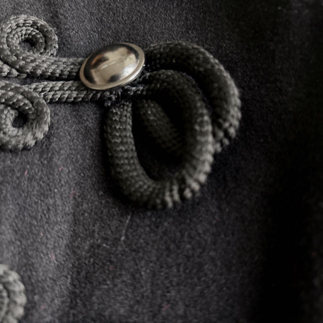 【希少】&ellecy ナポレオンジャケットコート　ウール 黒　M