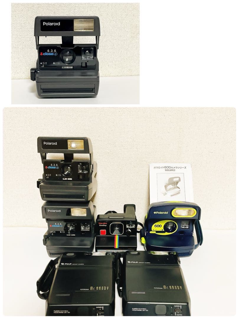 Polaroid 600 インスタントカメラ 5台セット