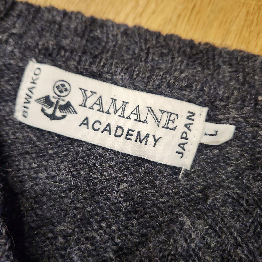 EVISU YAMANE ACADEMY 肘当て付きセーター L