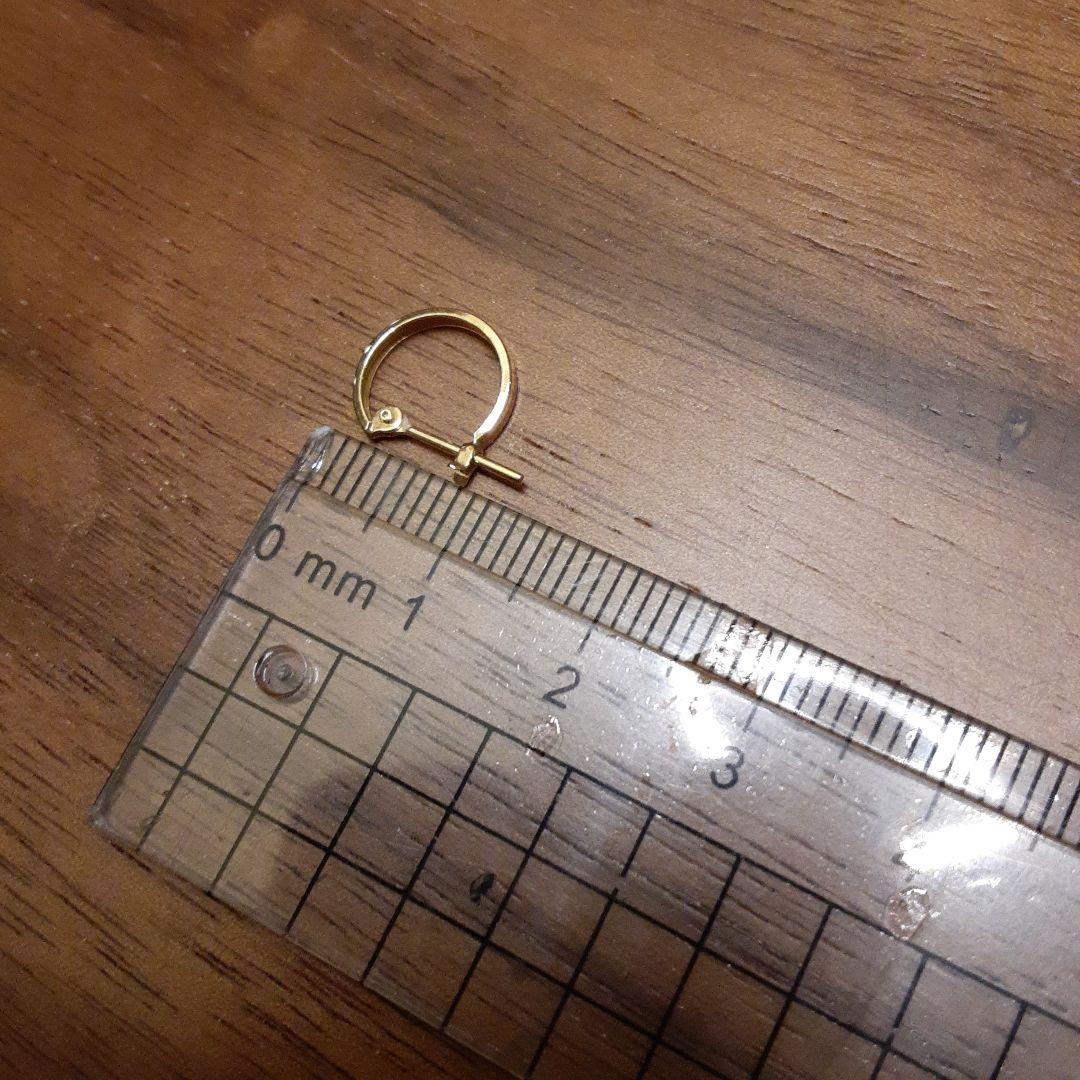 TSUTSUMI 18Kゴールド　フープピアス