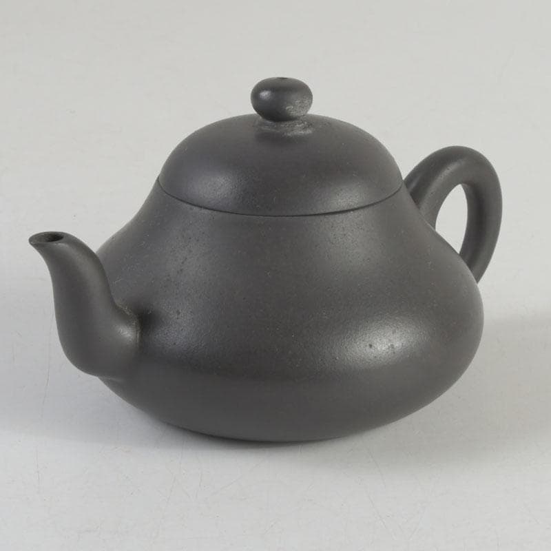 中国　紫砂　朱泥　急須　茶壷　在銘　C　9236