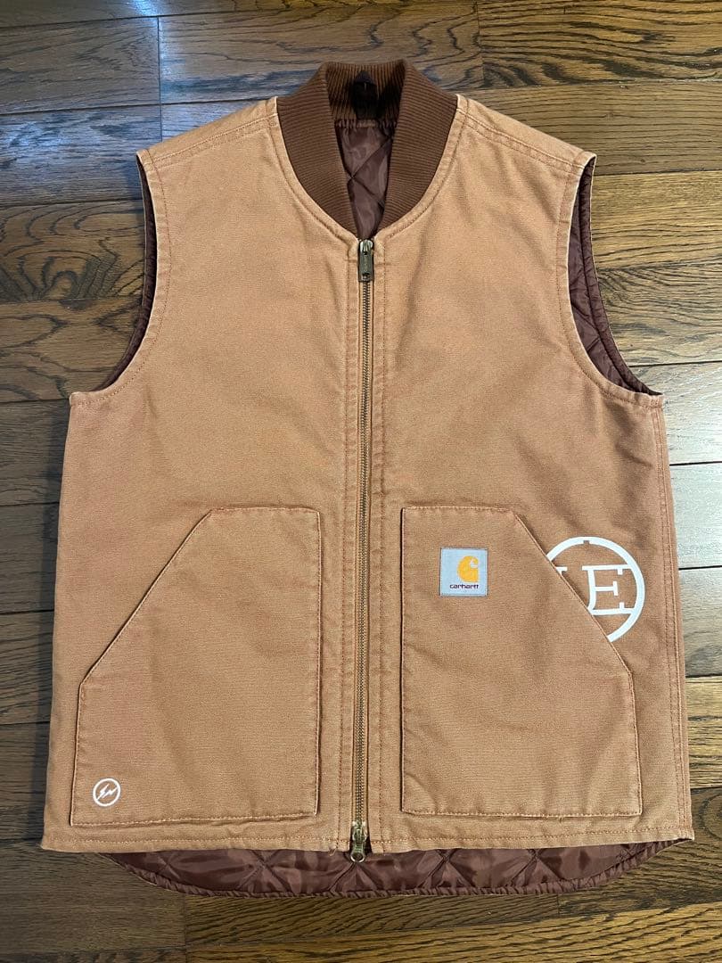 カーハート×フラグメント　ダックベスト　サイズ３