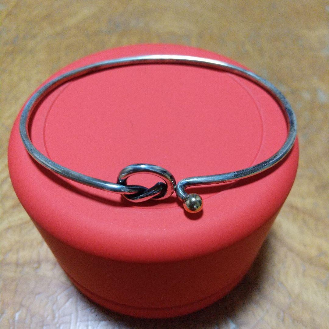 【値下げしました‼️】TIFFANY フック&アイ バングル ラブノット