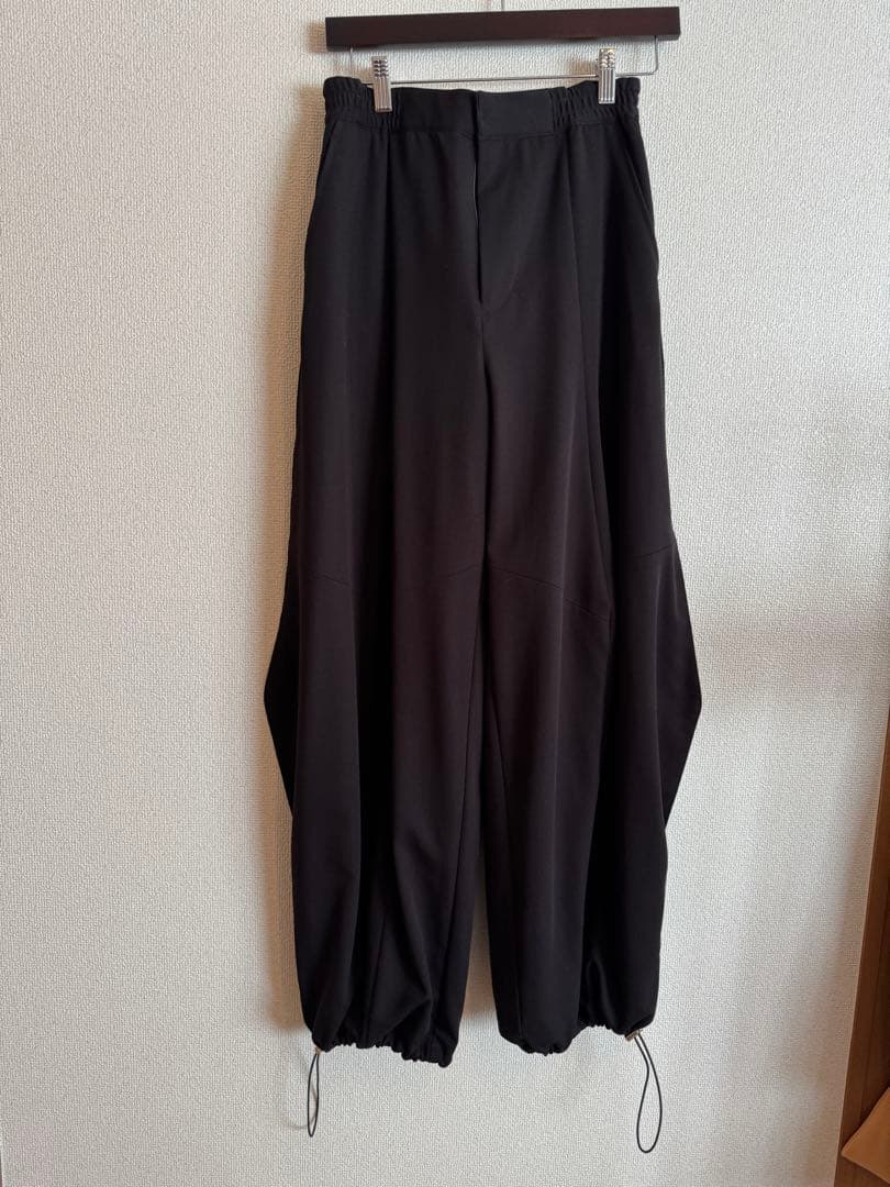 OMMO黒 サルエルパンツ