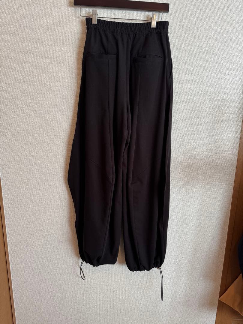 OMMO黒 サルエルパンツ