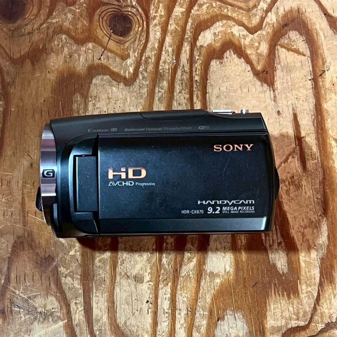 SONY HDR-CX670 ビデオカメラ 本体