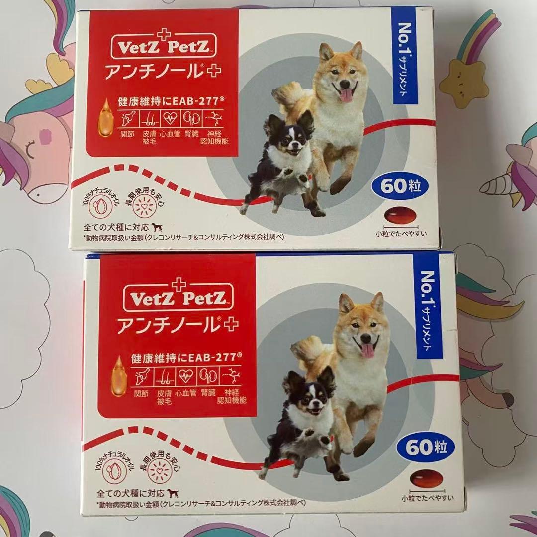 (新品）犬用 アンチノール プラス60粒 2箱