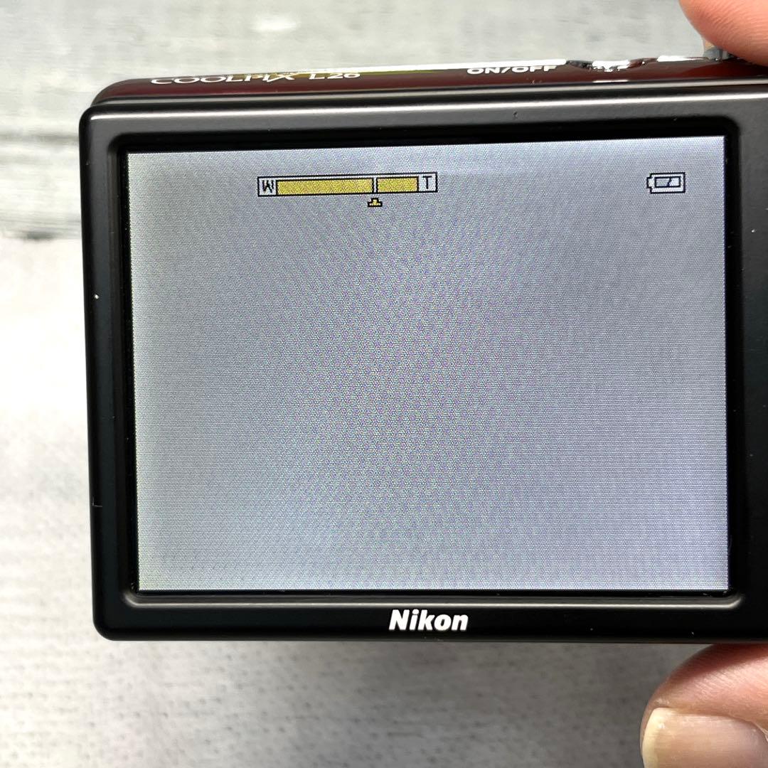 【美品】Nikon ニコン デジタルカメラ COOLPIX L26 レッド
