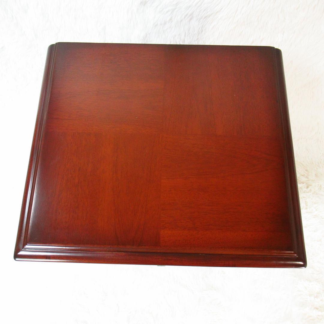 東海家具 ケント KENT 電話台 サイドチェスト 天然木 マホガニー材 レトロ