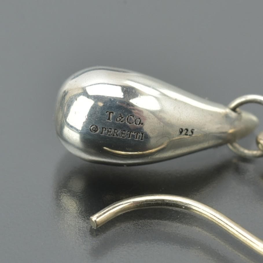 磨き済み/美品 TIFFANY&Co. エルサペレッティ ティアドロップ