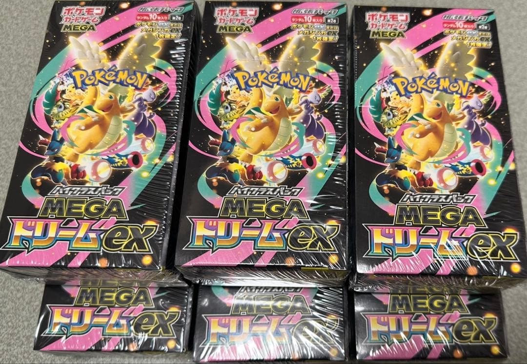 ポケモンカードボックス MEGA ドリームEX 6BOX セット