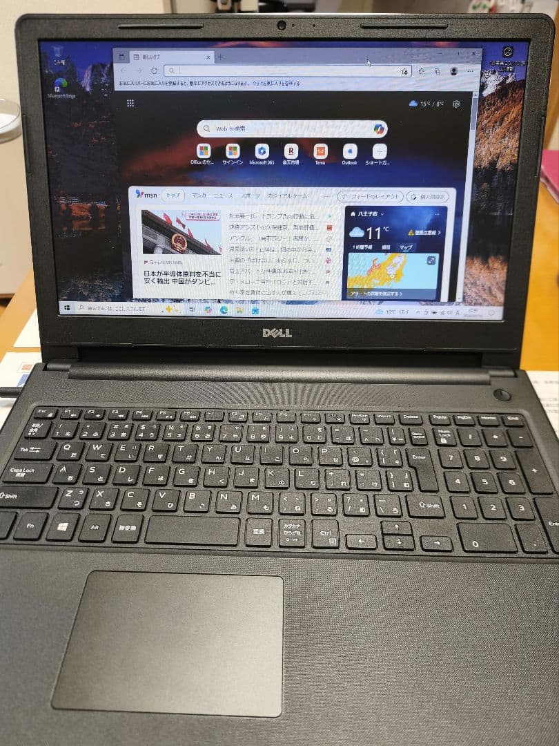 Windowsノート本体 DELL inspiron15 3567 8GB/1T