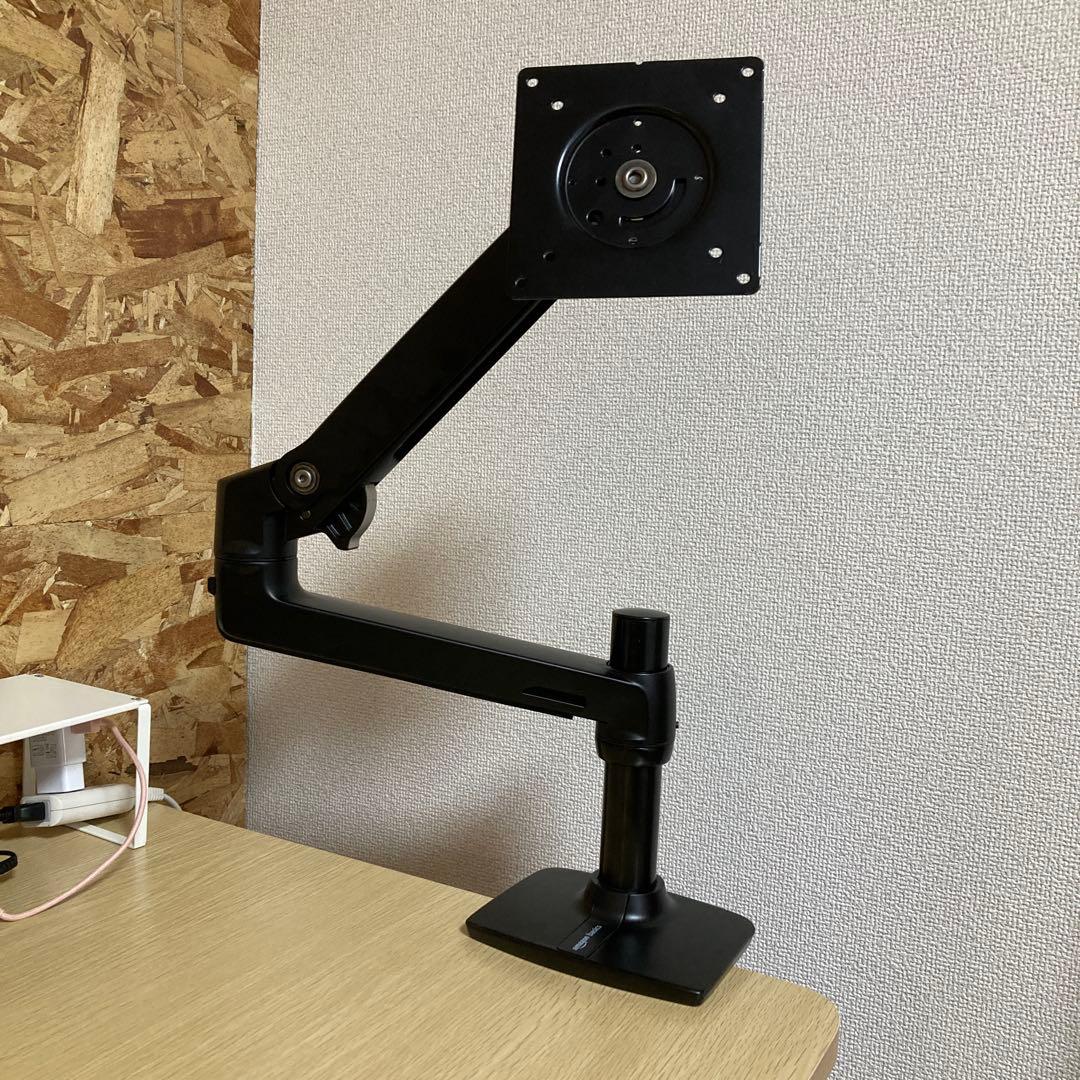 amazon basics モニターアーム ブラック