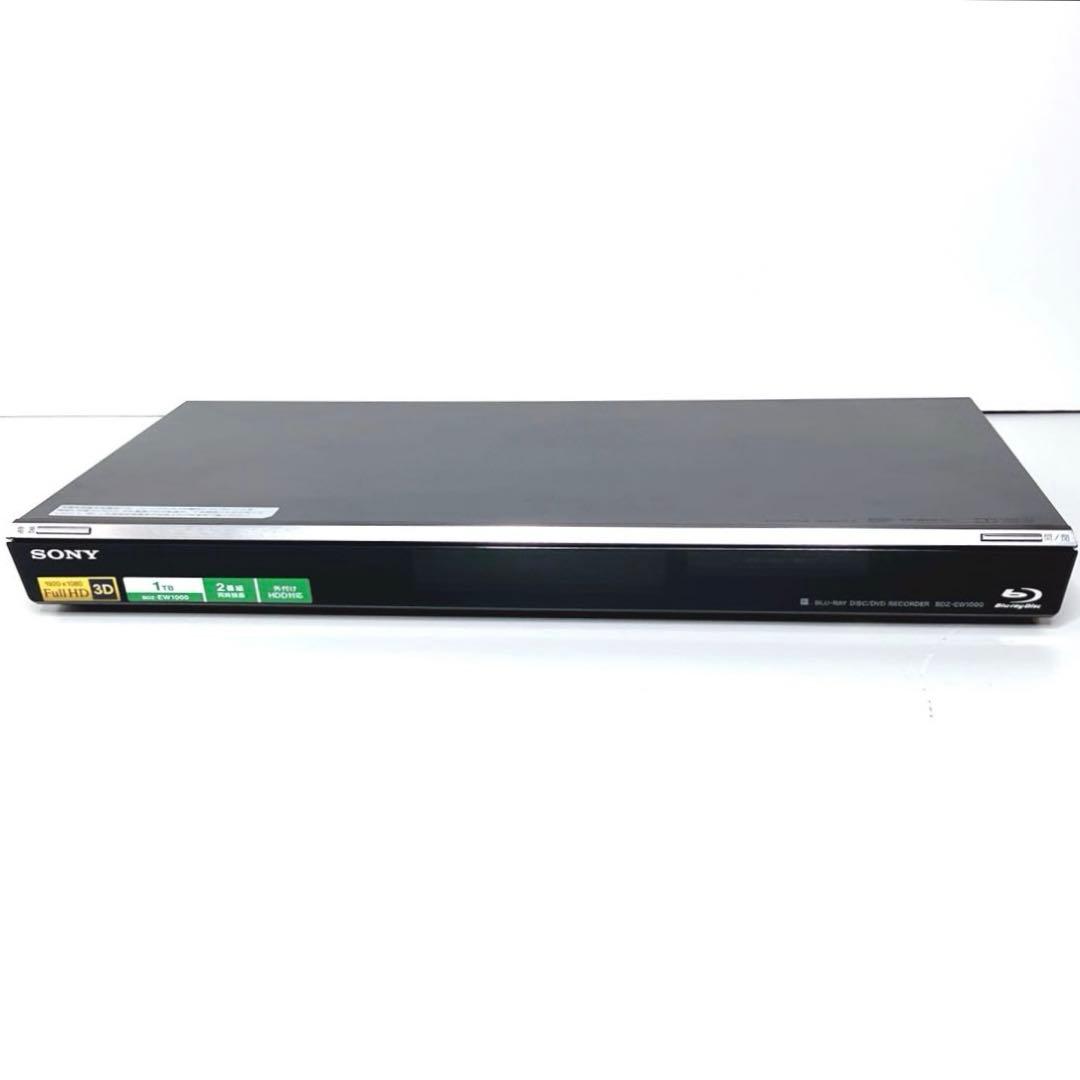【極美品】 SONY BDZ-EW1000 ブルーレイレコーダー リモコン付き