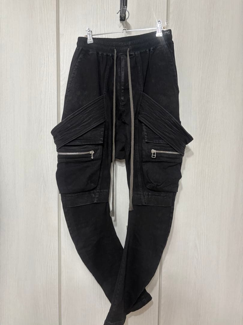 A.F ARTEFACT SLIM CARGO PANTS コーティング加工