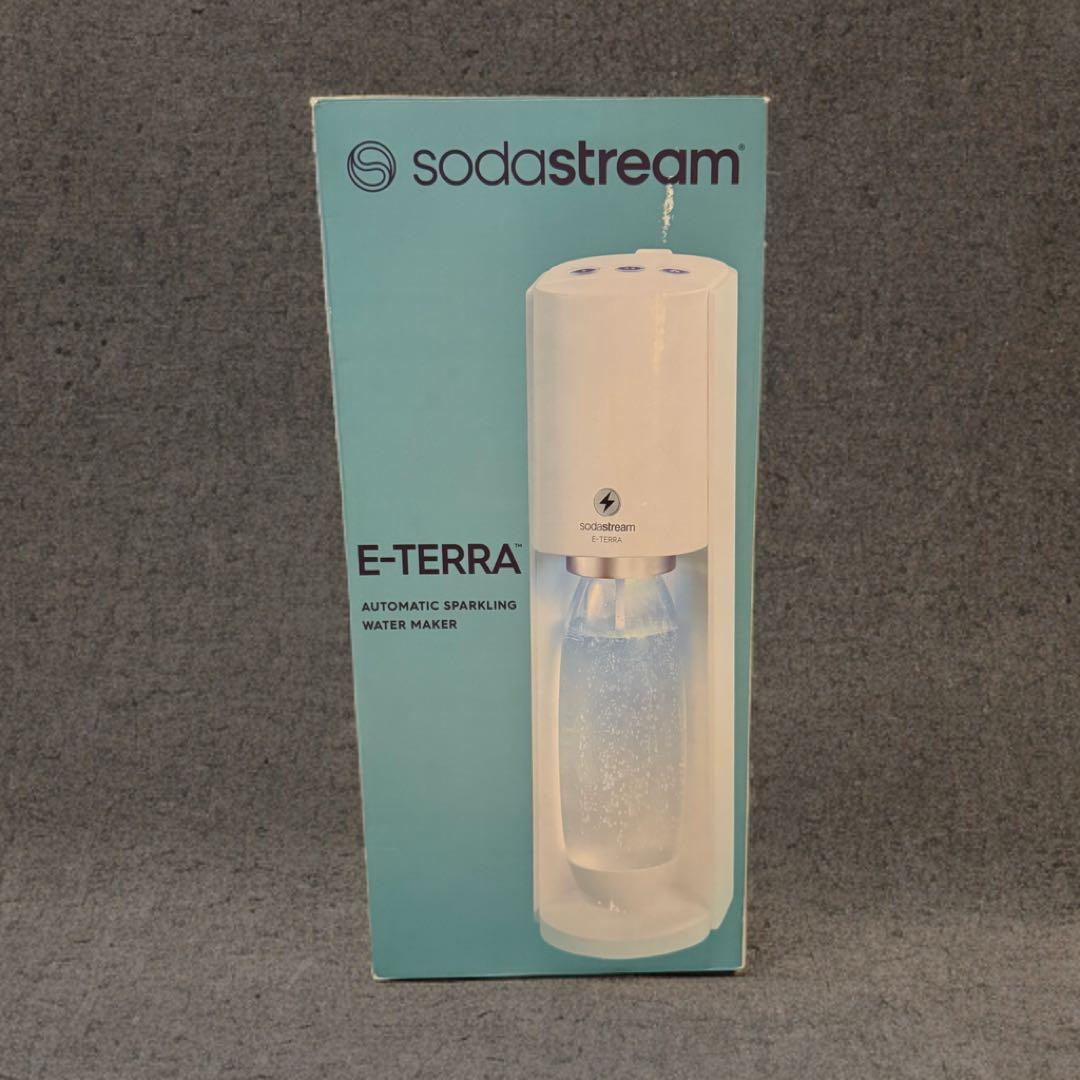 【美品】ソーダストリーム E-TERA ホワイト 本体セット ガスシリンダー欠品